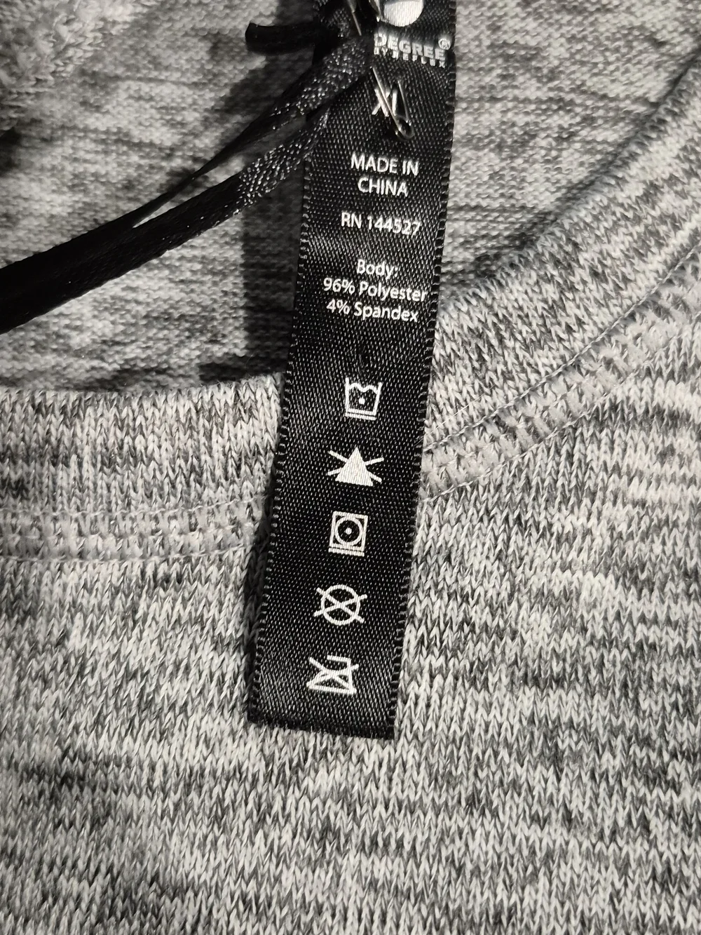 Men's Heather Gray Long-Sleeve Crewneck Sweater (Box C)